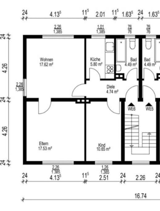 3-Zimmer Mitten In 锡格堡 外观 照片